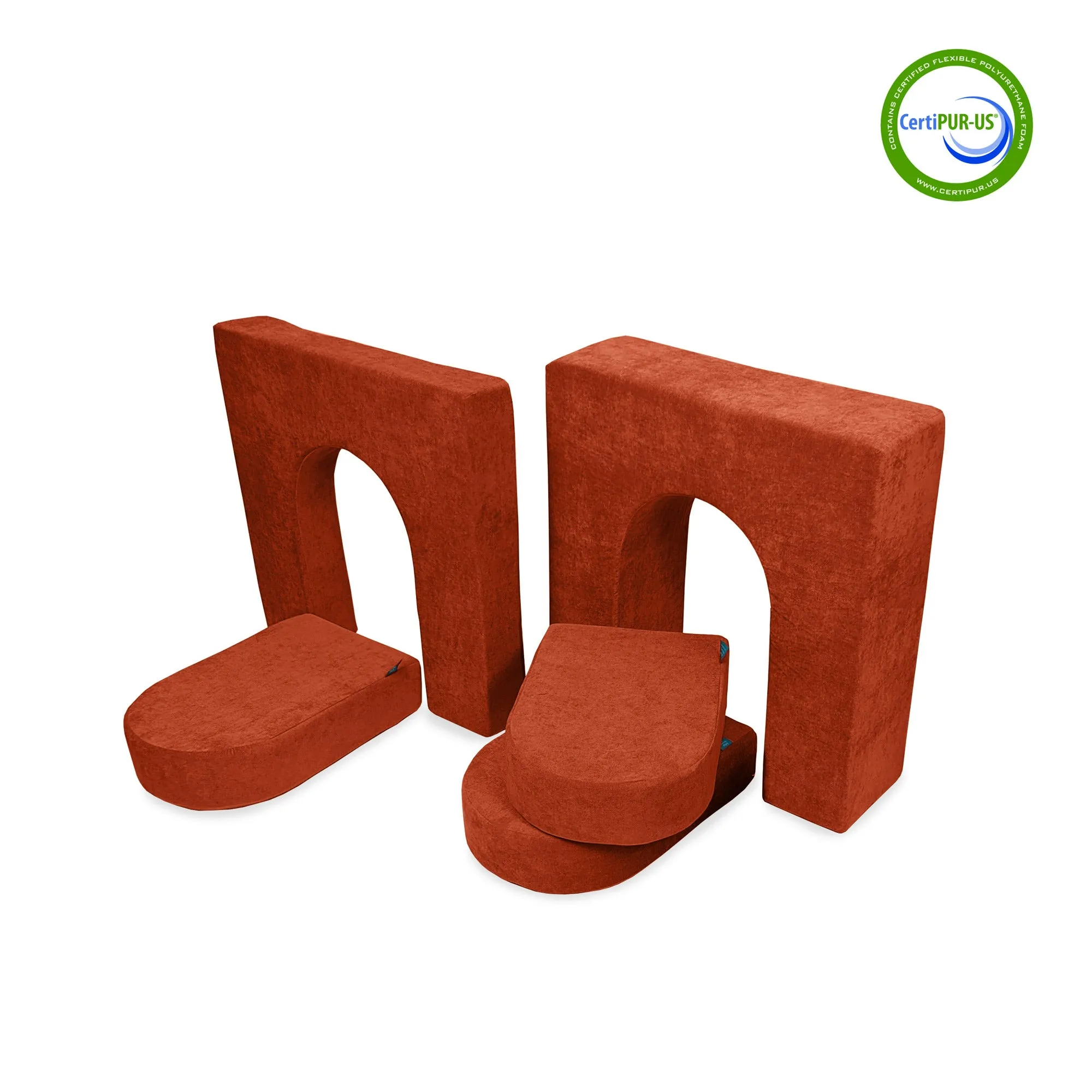 10" & 5" Walls & Doors Bundle in Terracotta Twirl