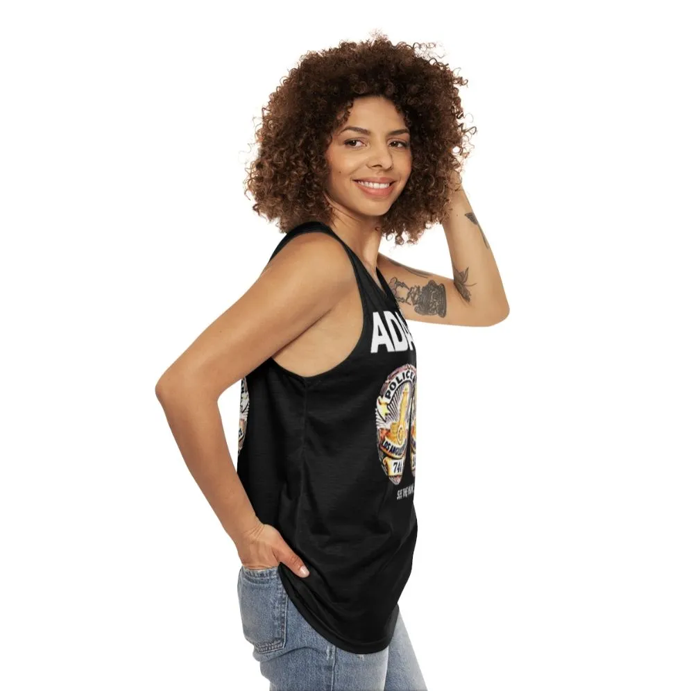 1970s Adam 12 TV Series Unisex Retro Tank Top