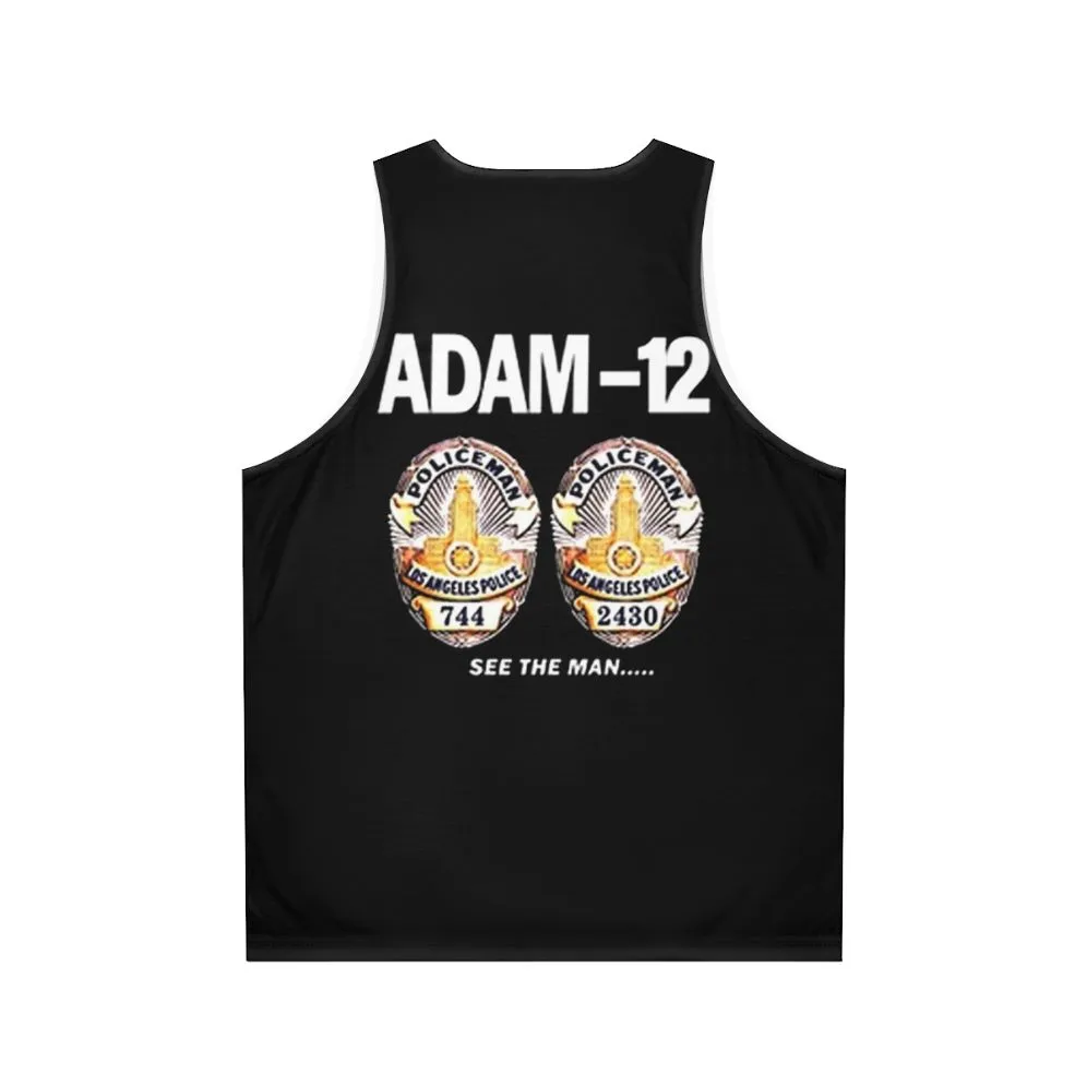 1970s Adam 12 TV Series Unisex Retro Tank Top