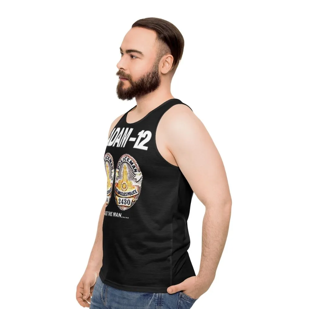 1970s Adam 12 TV Series Unisex Retro Tank Top