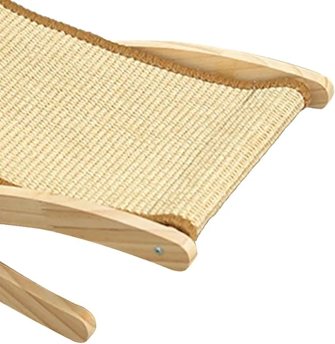2 in 1 Cat Lounge Chair Cat Scratching Board  - Portable Resting Bed for Cats