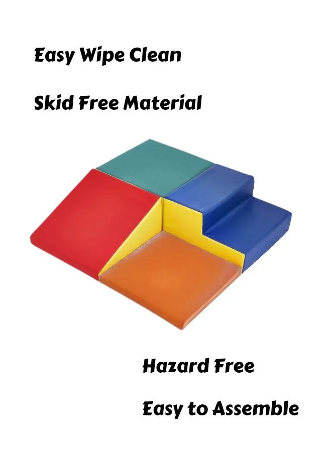 4 pieces Soft Playtime and Climb Multipurpose Soft Foam Playset for Infants and Toddlers | Soft Foam for Crawling, Climbing, Block Play for Home, Daycare