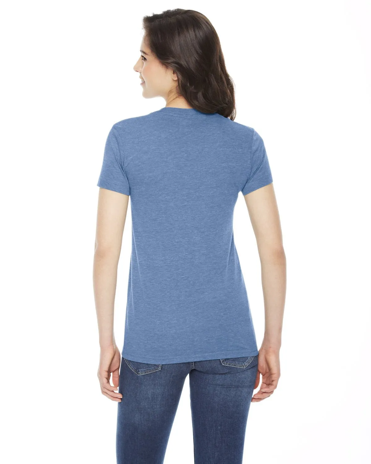 American Apparel TR301W Ladies' Triblend Short-Sleeve Track T-Shirt