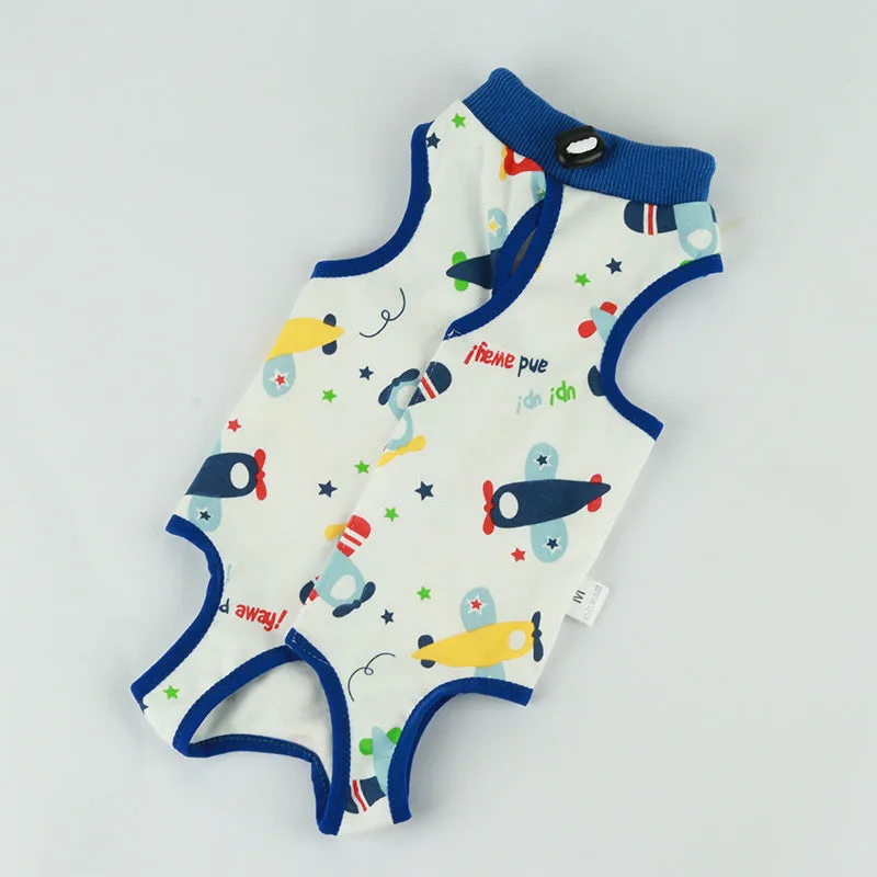 Anti-licking anti-stripping anti-lint anti-hair breathable weaning pants pet clothes female cat cotton summer