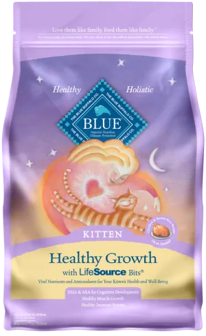 Blue Buffalo Healthy Growth Natural Chicken & Brown Rice Kitten Dry Cat Food