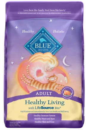Blue Buffalo Healthy Living Adult Chicken and Brown Rice Recipe Dry Cat Food