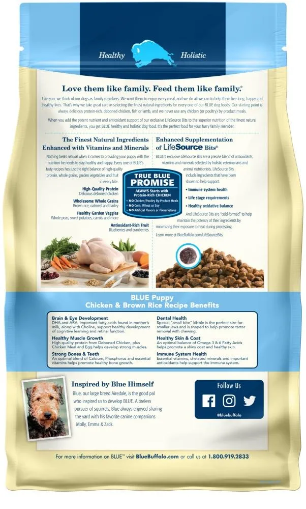 Blue Buffalo Life Protection Chicken & Brown Rice Recipe Puppy Dry Dog Food