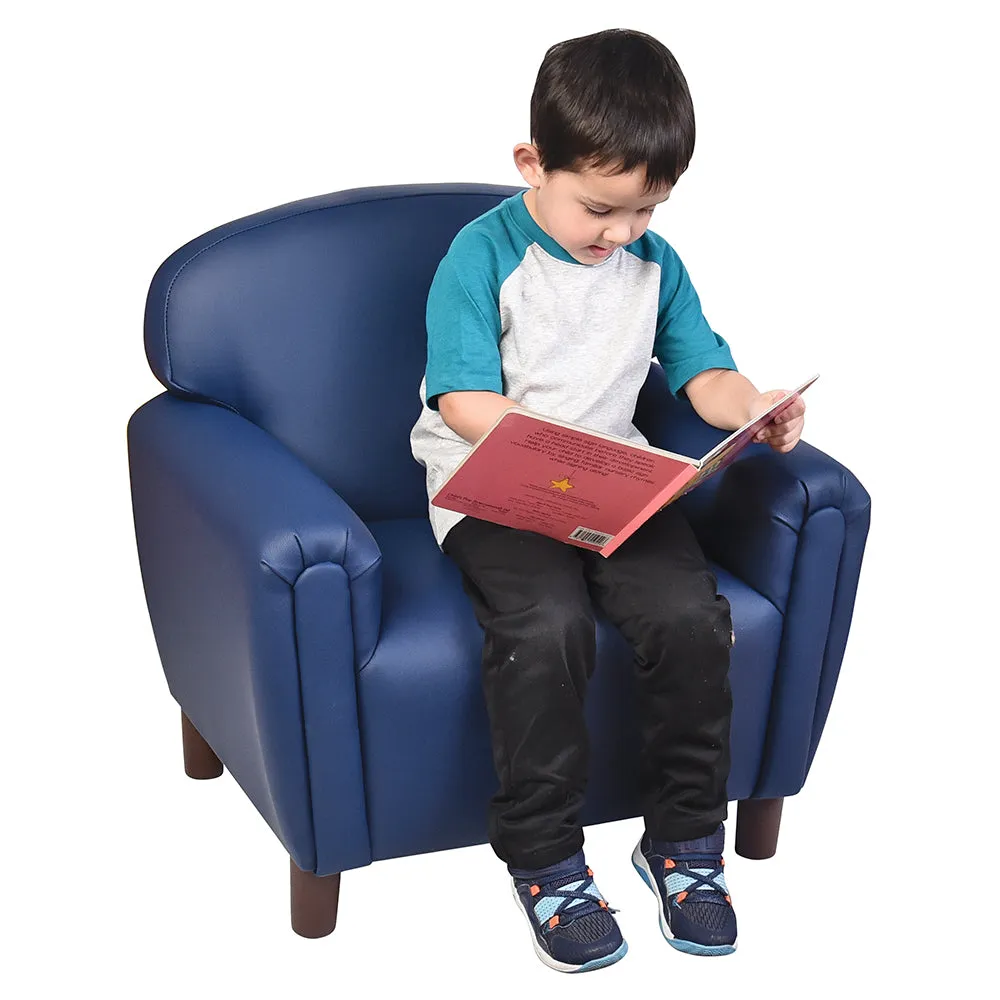 Eco-Friendly Blue Chair | Durable, Easy-to-Clean Upholstery