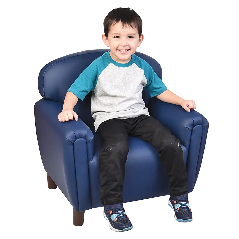 Eco-Friendly Blue Chair | Durable, Easy-to-Clean Upholstery