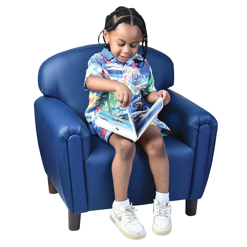 Eco-Friendly Blue Chair | Durable, Easy-to-Clean Upholstery