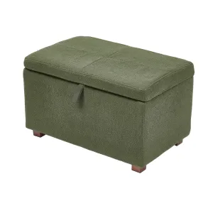 Gaia Baby, Nursing Chair Footstool, Walnut/Boucle Forest