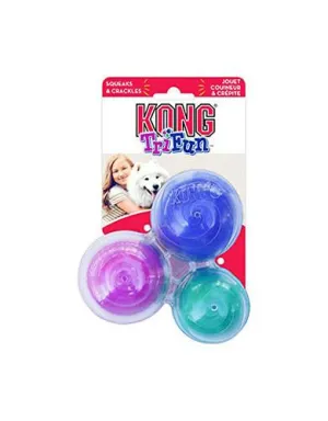Kong Tri-Fun Triangle Dog toy (2 Sizes)