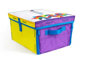Magna-Tiles Storage Bin & Interactive Play Mat