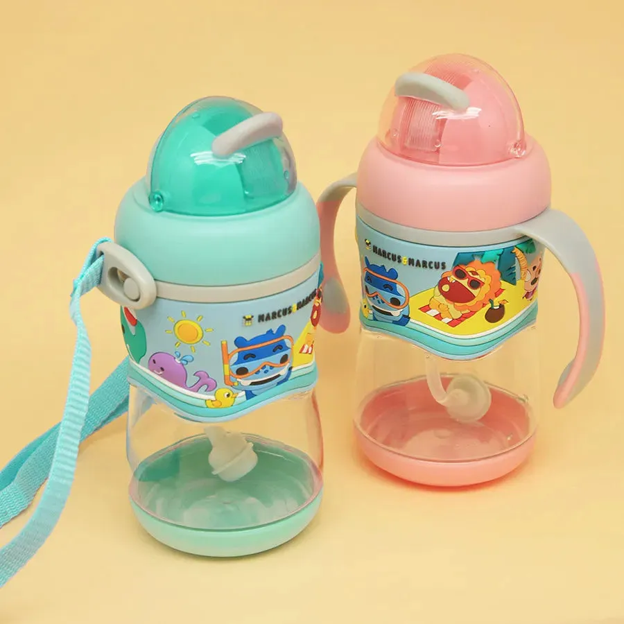 Marcus & Marcus 2 Stage Tritan Straw Bottle (Blue)