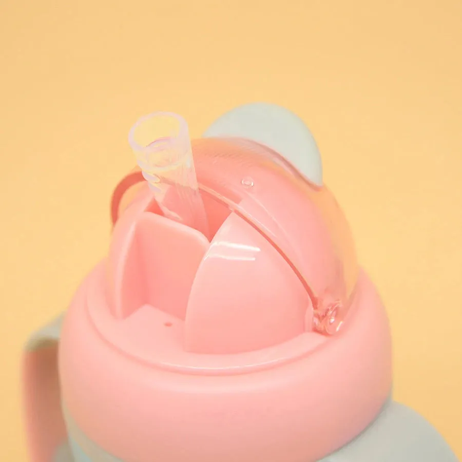 Marcus & Marcus 2 Stage Tritan Straw Bottle (Pink)
