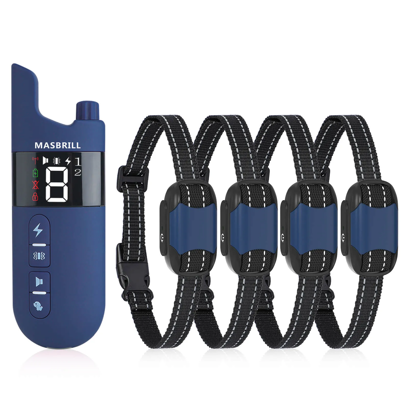 MASBRILL Dog Training Collar Rechargeable IPX7 Waterproof-913-2000ft