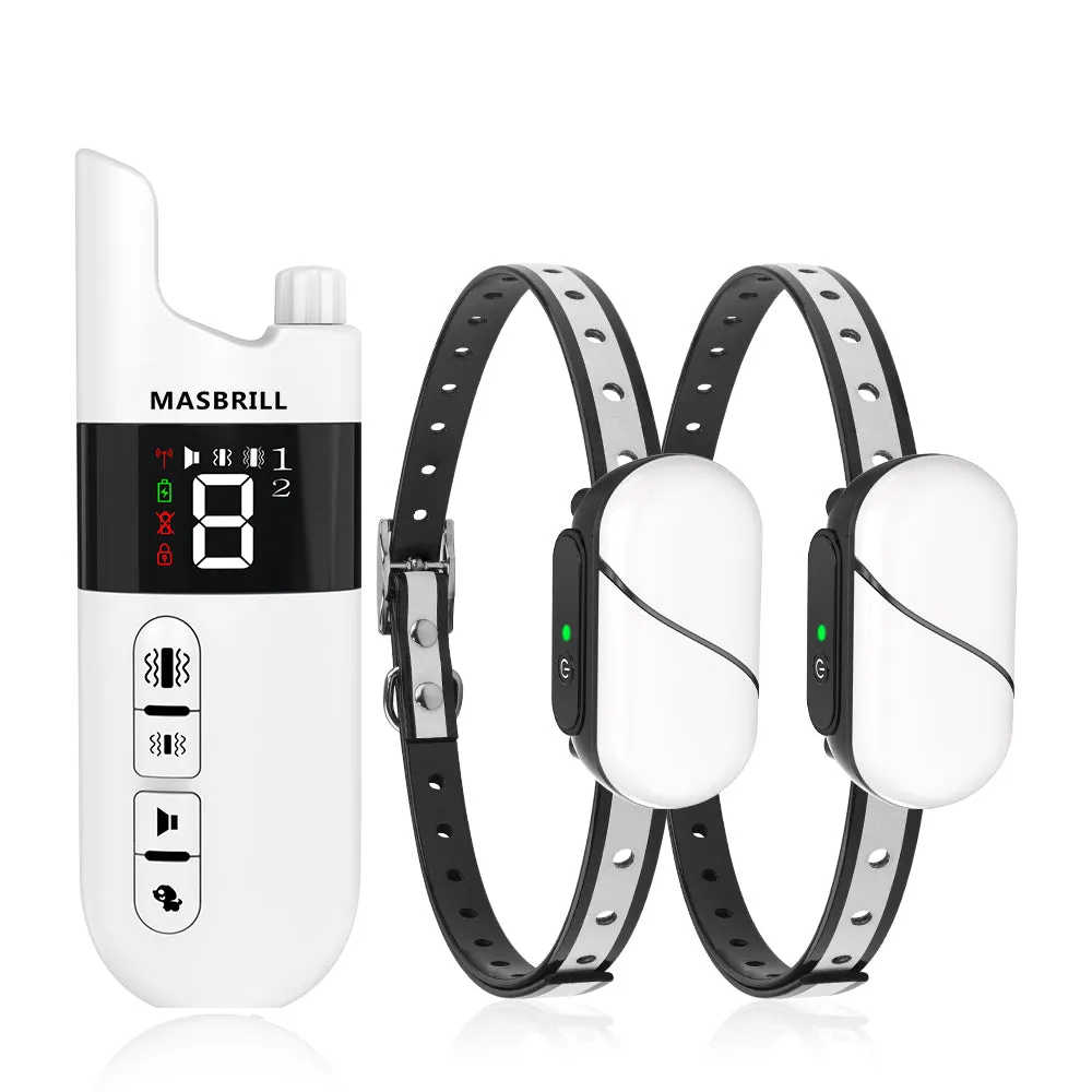 MASBRILL Dog Training Collar Rechargeable IPX7 Waterproof-913-2000ft