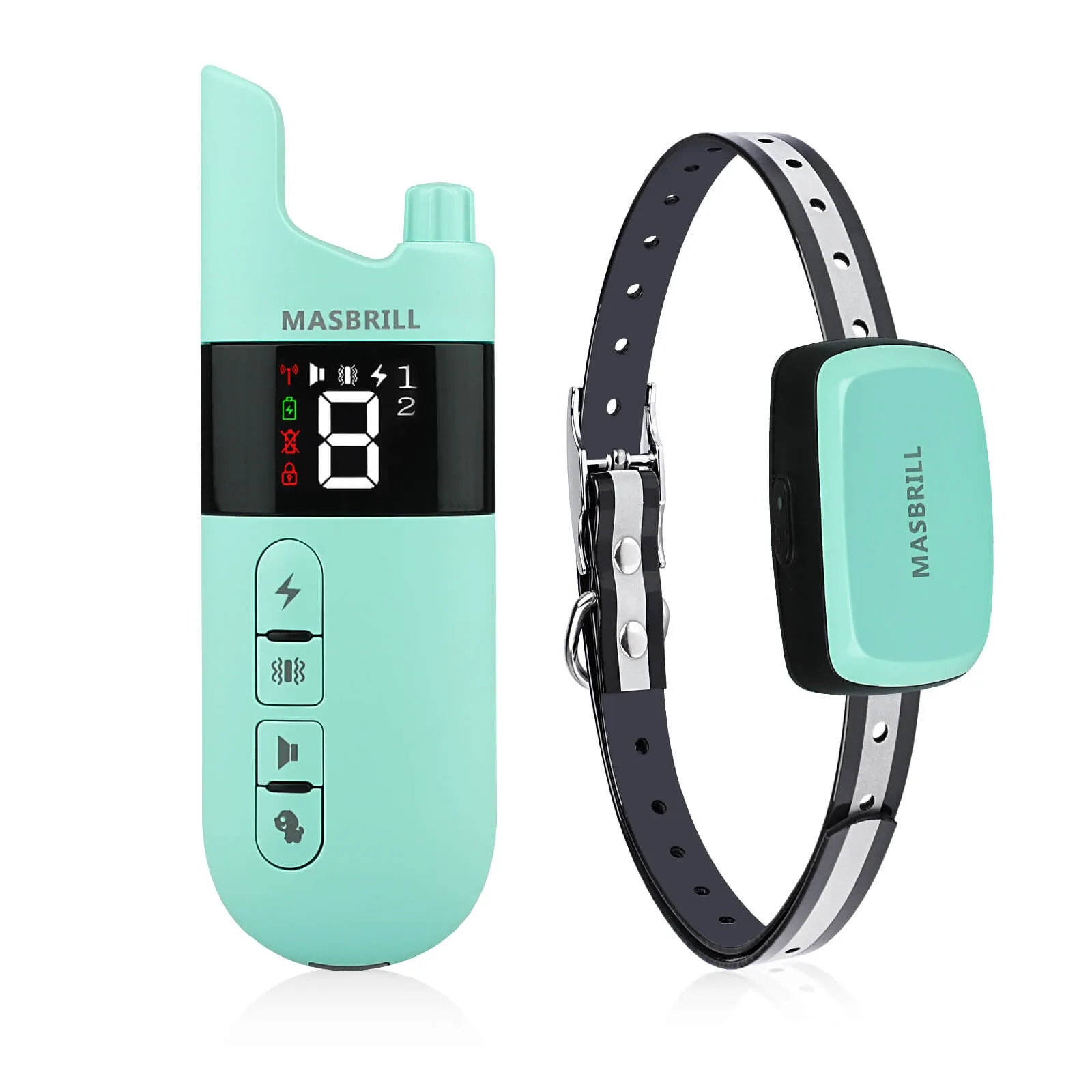 MASBRILL Dog Training Collar Rechargeable IPX7 Waterproof-913-2000ft