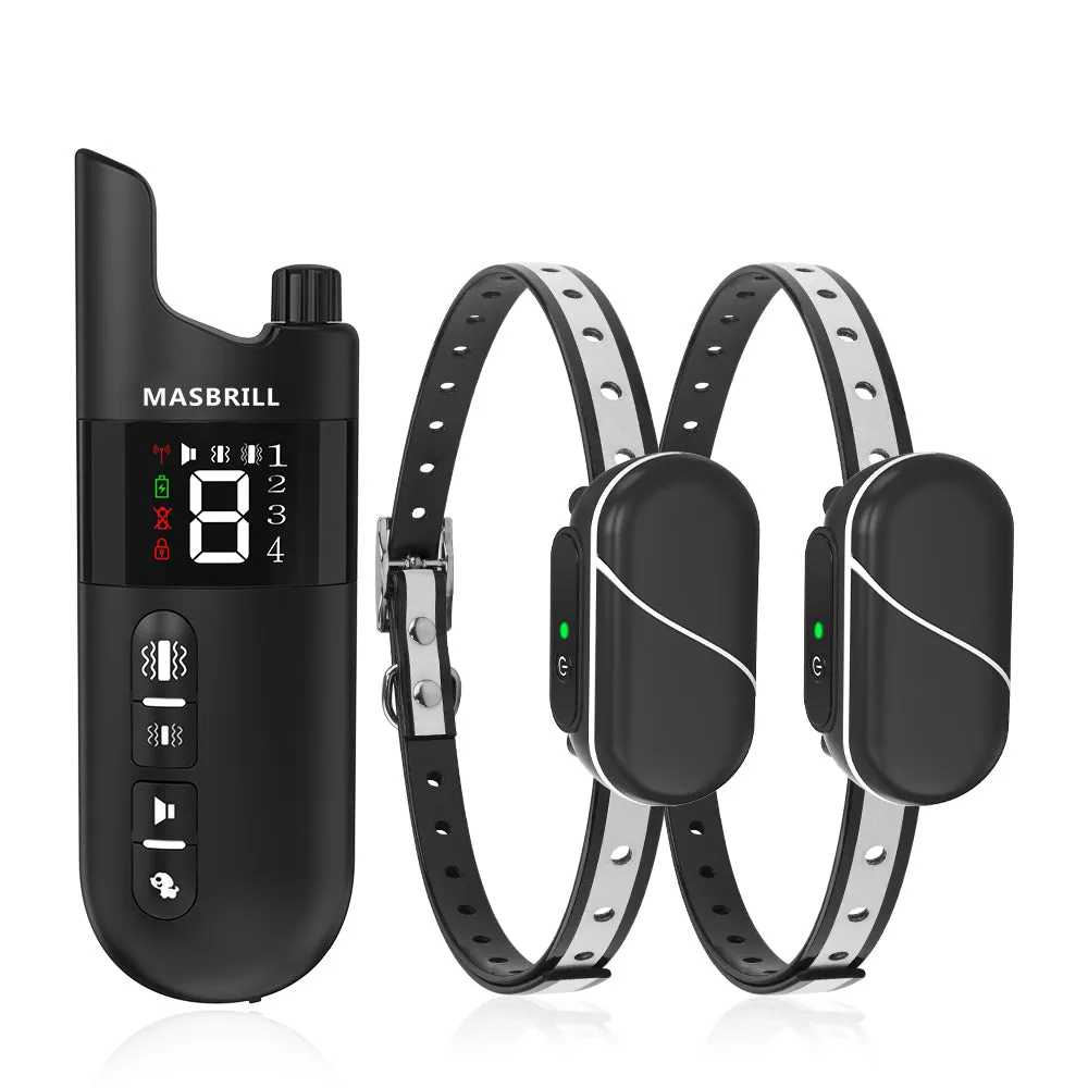 MASBRILL Dog Training Collar Rechargeable IPX7 Waterproof-913-2000ft