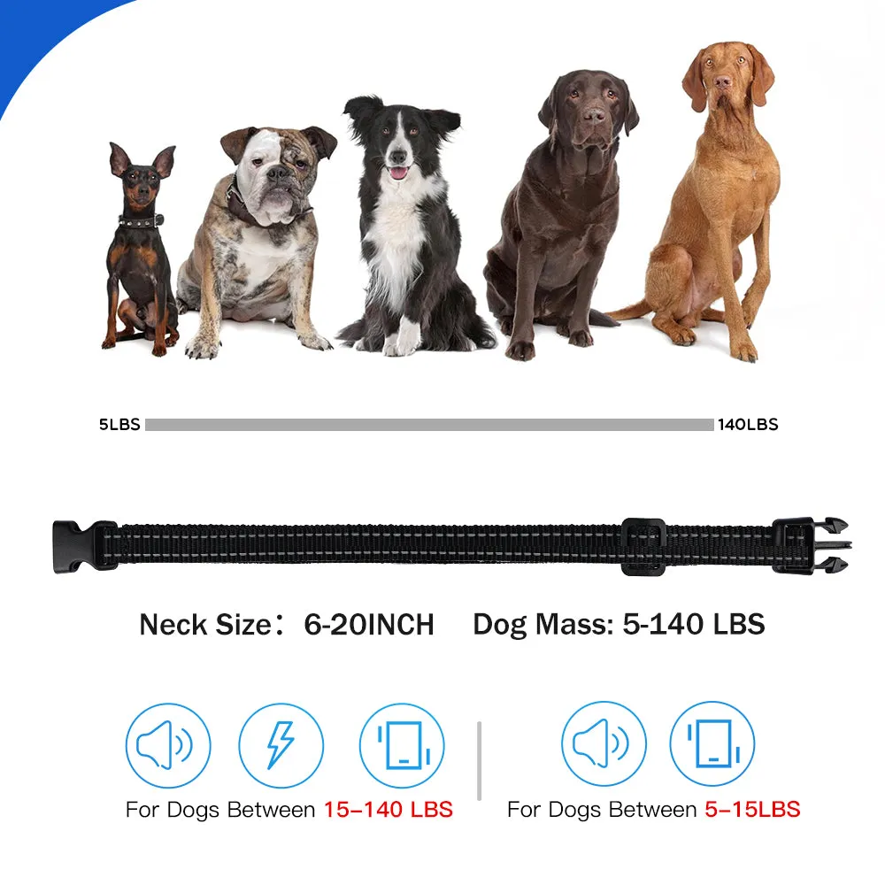 MASBRILL Dog Training Collar Rechargeable IPX7 Waterproof-913-2000ft