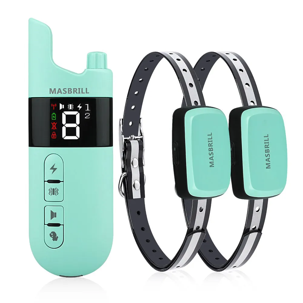 MASBRILL Dog Training Collar Rechargeable IPX7 Waterproof-913-2000ft