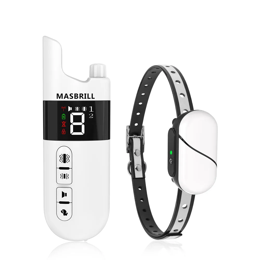 MASBRILL Dog Training Collar Rechargeable IPX7 Waterproof-913-2000ft