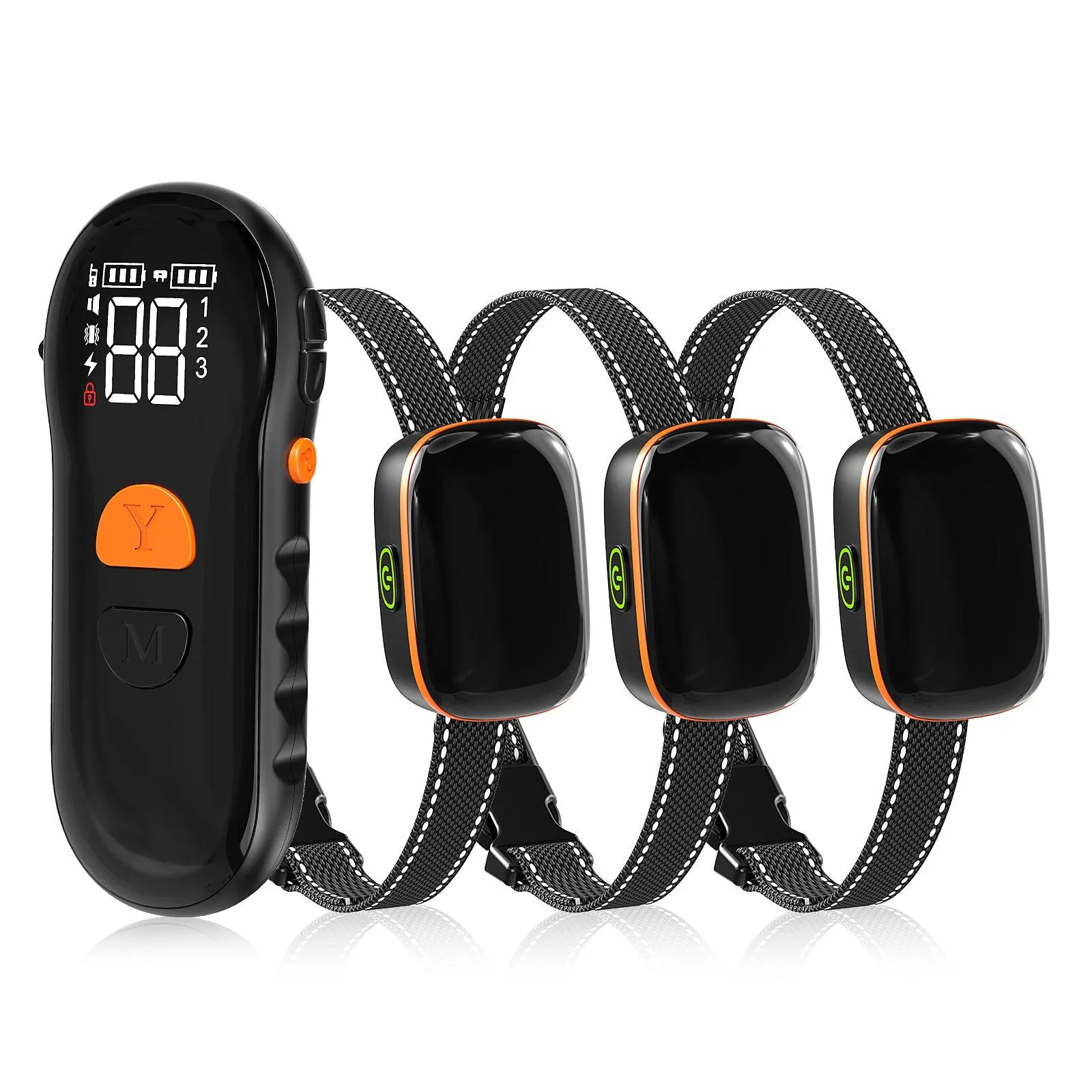 MASBRILL Dog Training Collar Waterproof Electric Shock Collar With Remote 2600Ft-925