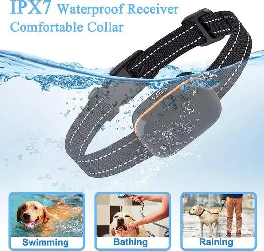 MASBRILL Dog Training Collar Waterproof Electric Shock Collar With Remote 2600Ft-925