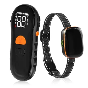 MASBRILL Dog Training Collar Waterproof Electric Shock Collar With Remote 2600Ft-925