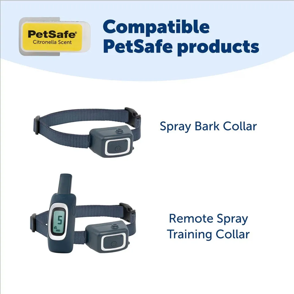 PetSafe Citronella Replacement Spray Cartridges for Spray Dog Bark & Training Collar, 3 count