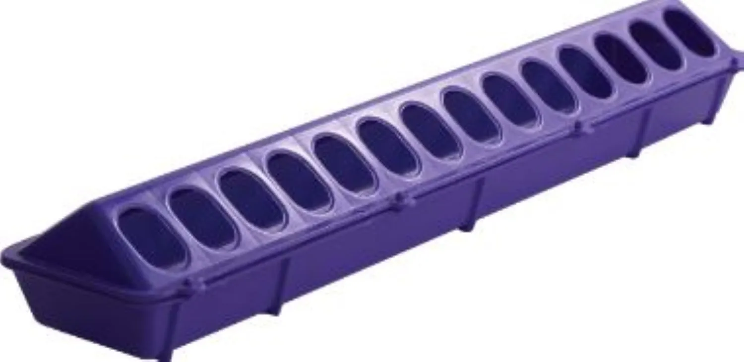 Purple Flip Top Chick/Chicken Feeder