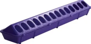 Purple Flip Top Chick/Chicken Feeder