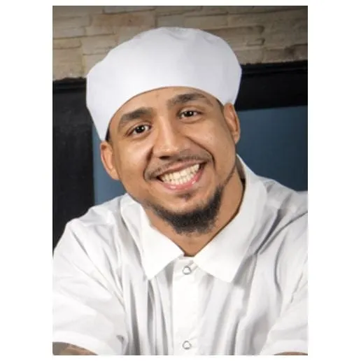 Winco CHPB3WR White Ventilated Chef Pillbox Hat for Comfortable Culinary Performance | Denson CFE