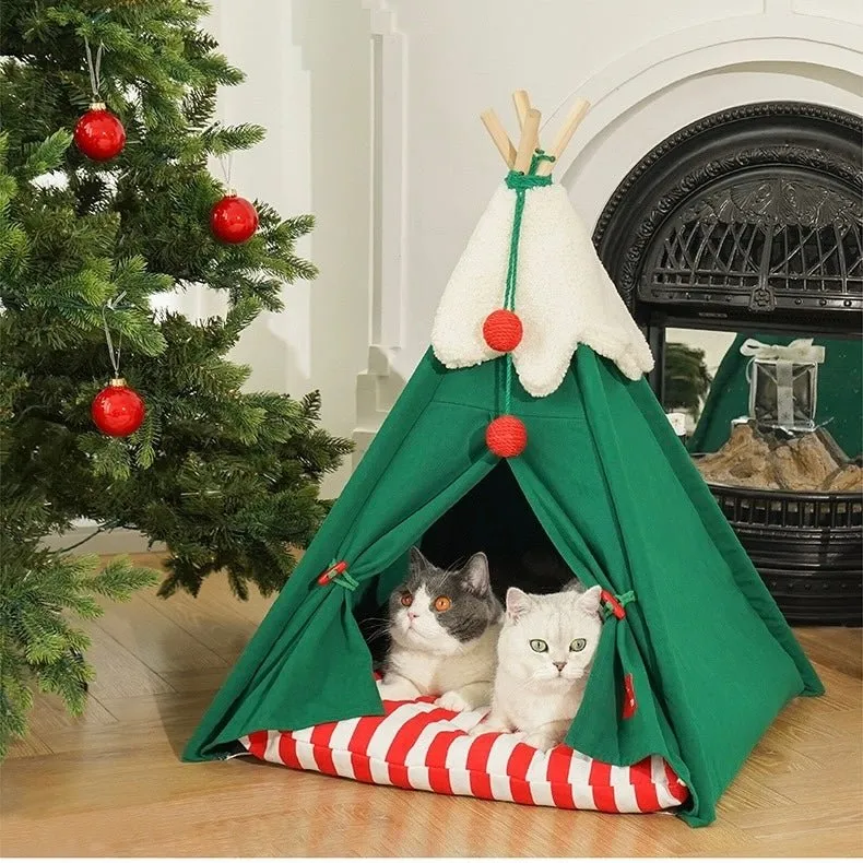 ZEZE Christmas Pet Tent